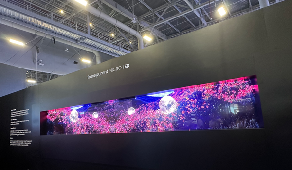 Samsung Unveils New Transparent MICRO LED Display at InfoComm 2024