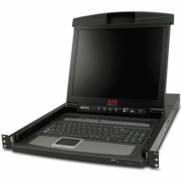 17" RACK LCD CONSOLE WITH INTEGRATED 8 PORT ANALOG KVM SWITCH - AP5808 - MAIN IN