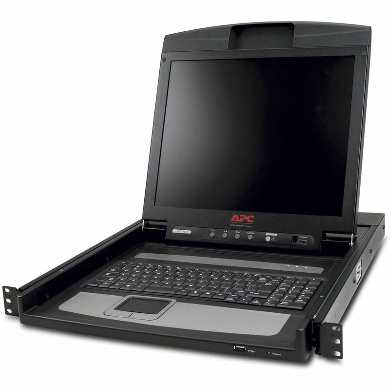 APC 17" RACK LCD CONSOLE - AP5717 - 1U RACK-MOUNTABLE KEYBOARD, MOUSE, AND LCD C