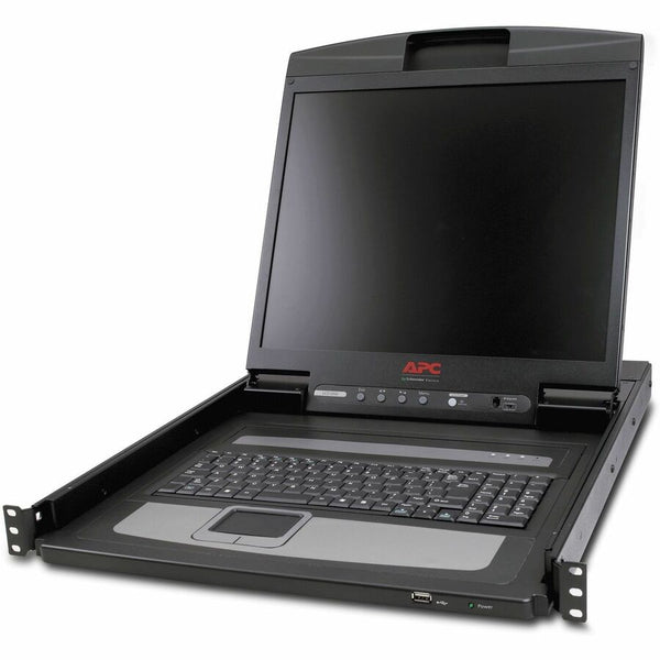 APC 19" RACK LCD CONSOLE - AP5719 - 1U RACK-MOUNTABLE KEYBOARD, MOUSE, AND LCD C