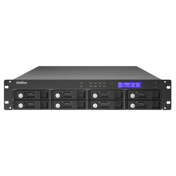 QNAP 8-BAY 2U NVR, 24-CH, REDUNDANT POWE