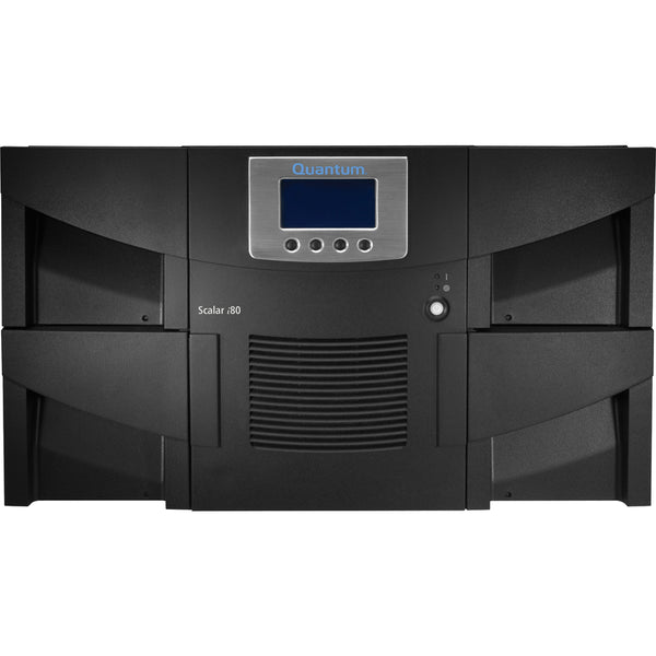 QUANTUM SCALAR I80 LIBRARY, ONE LTO-6 TAPE DRIVE, 50 SLOTS, 8GB NATIVE FIBRE CHA