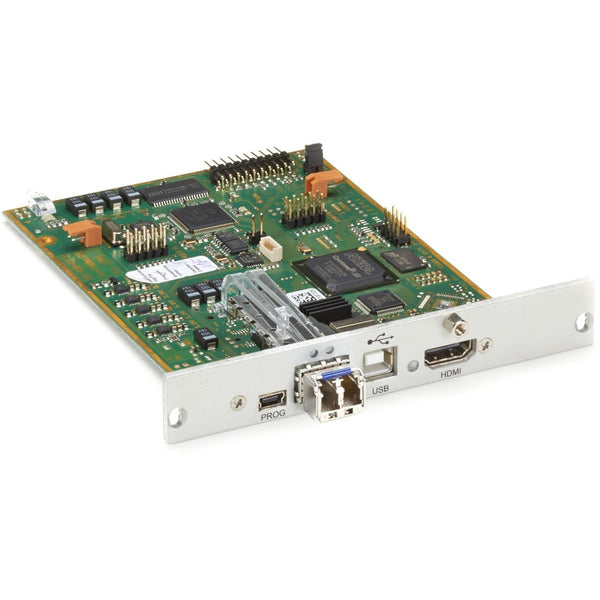 MODULAR KVM EXTENDER TRANSMITTER INTERFACE CARD - HDMI, USB HID, SINGLE-MODE FIB