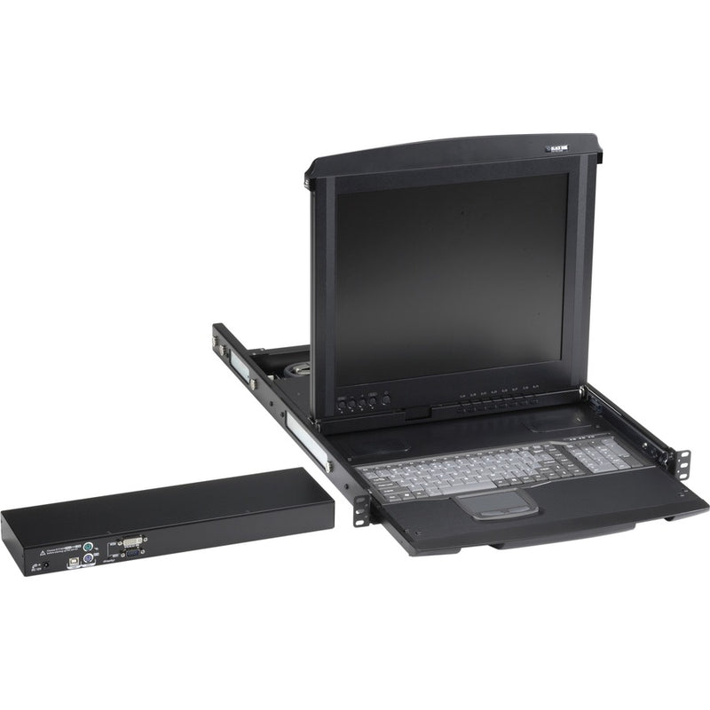 19" LCD CONSOLE DRAWER WITH 1-PORT KVM SWITCH, GSA, TAA