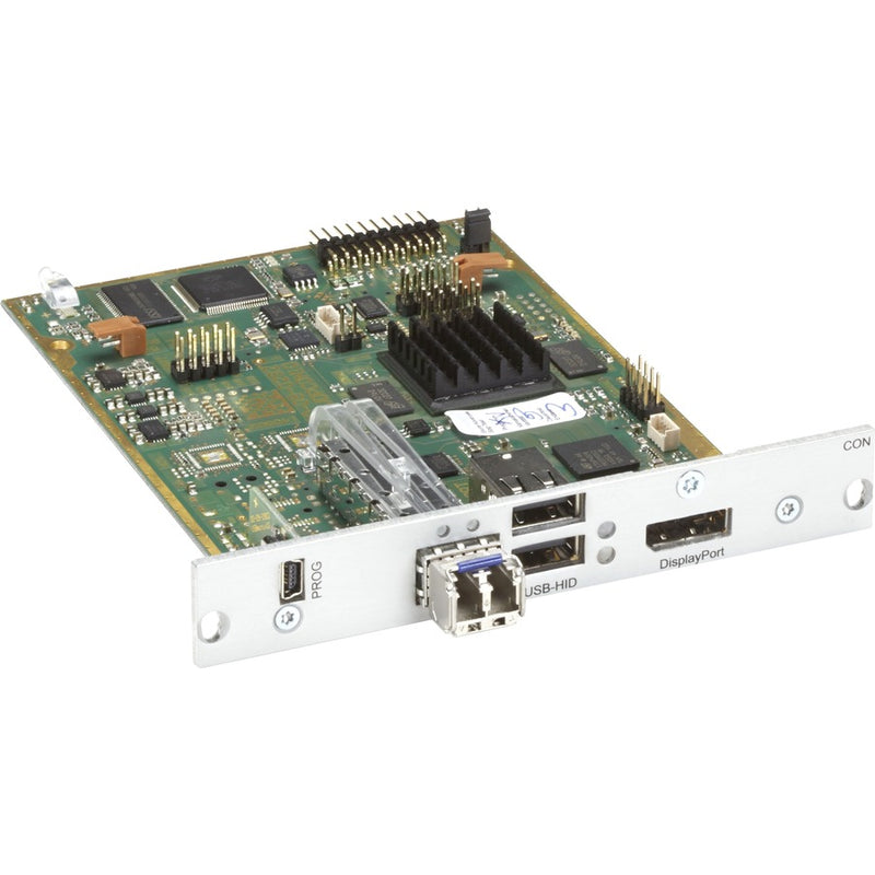 MODULAR KVM EXTENDER RECEIVER INTERFACE CARD - 4K30 DISPLAYPORT 1.1, USB-HID, HS