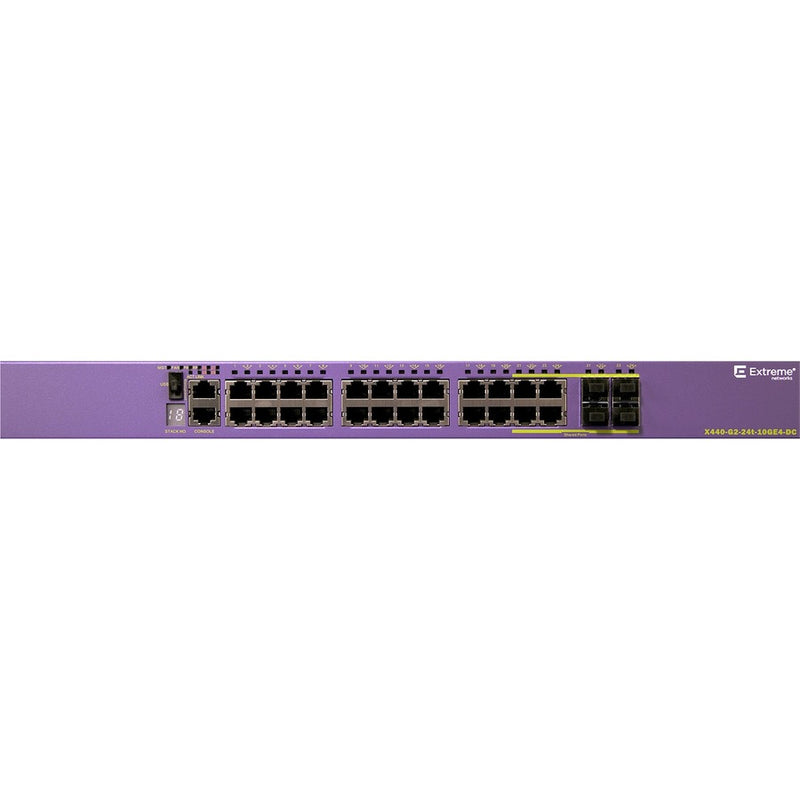 Extreme Networks X440-G2-24t-10GE4-DC Ethernet Switch