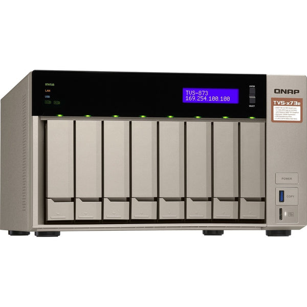 QNAP 8-BAY NAS/ISCSI IP-SAN, 4GB RAM