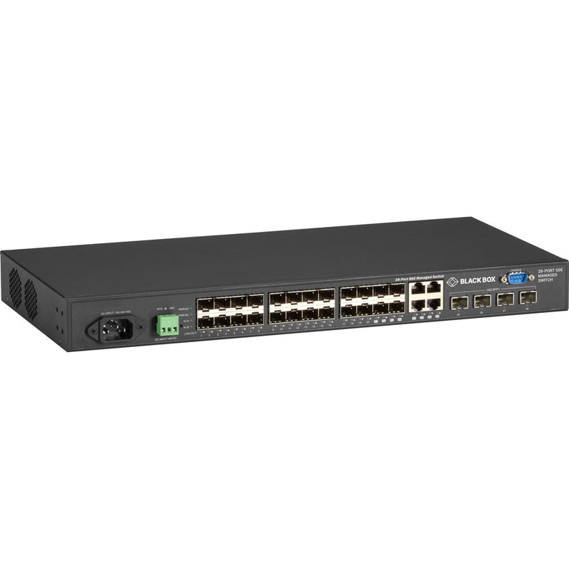 GIGABIT ETHERNET (1000-MBPS) MANAGED SWITCH - (20) SFP, (4) DUAL-MEDIA SFP, (4)