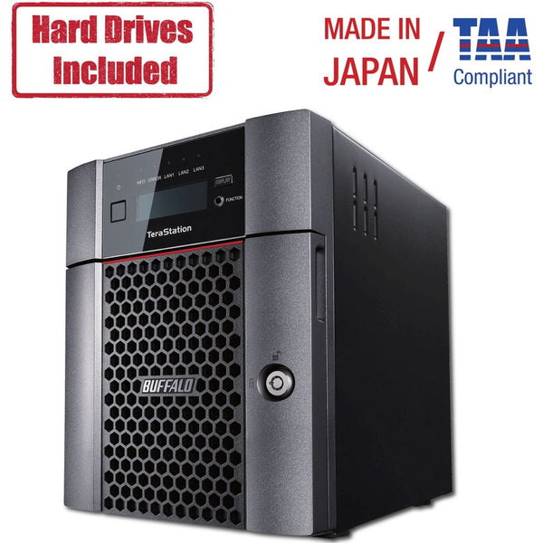 Buffalo TeraStation 5410DN Desktop 32 TB NAS Hard Drives Included Buffalo Americas, Inc