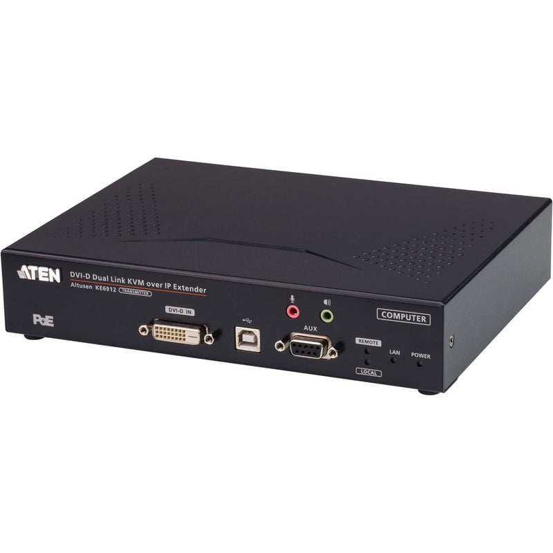 USB DUAL LINK DVI-D SINGLE DISPLAY DUAL LINK KVM OVER IP TRANSMITTER WITH AUDIO/