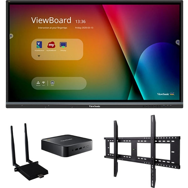 IFP BUNDLE INCLUDES THE FOLLOWING ITEMS: - IFP6550-2 65INCH VIEWBOARD 4K ULTRA H