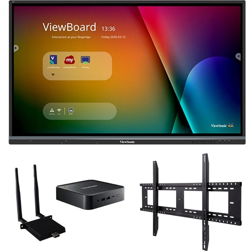 IFP BUNDLE INCLUDES THE FOLLOWING ITEMS: - IFP8650-2  86INCH VIEWBOARD 4K ULTRA