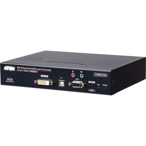 DVI DUAL LINK KVM OVER IP TRANSMITTER WITH DUAL SFP&POWER REDUNDANCY