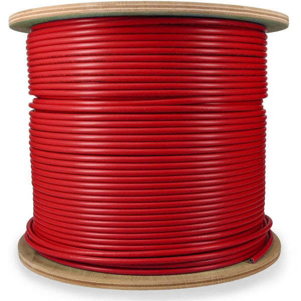 ADDON 1000FT RED CAT6A STP PLENUM SNAGLESS COPPER PATCH CABLE