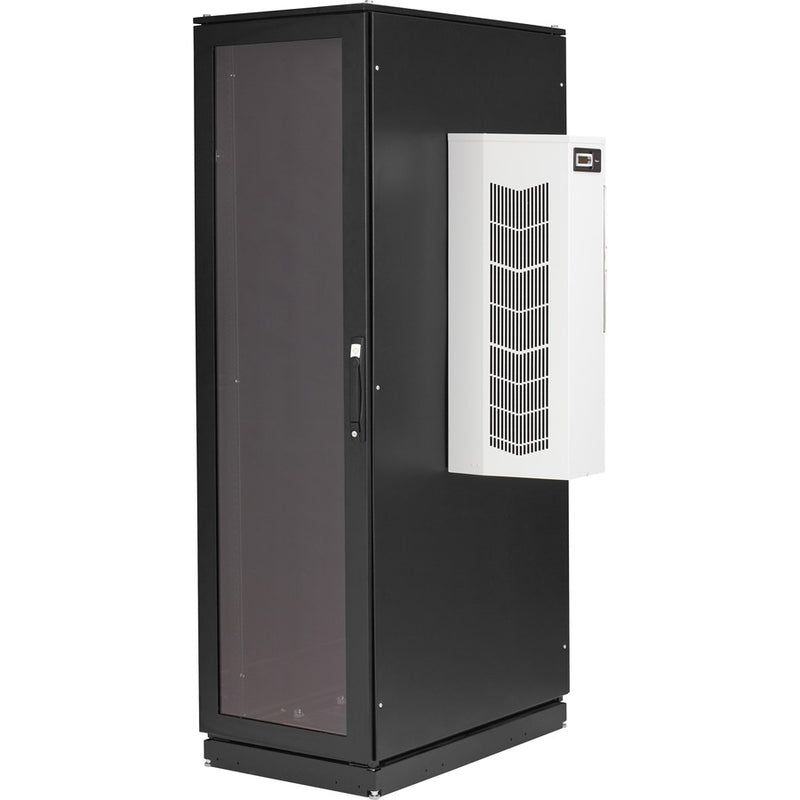 NEMA 12 SERVER CABINET WITH 8000-BTU AC - 42U, TAPPED RAILS, 110V, GSA, TAA