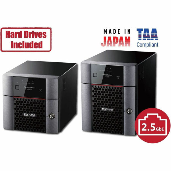 BUFFALO TeraStation 3420 4-Bay SMB 32TB (4x8TB) Desktop NAS Storage w/ Hard Drives Included Buffalo Americas, Inc