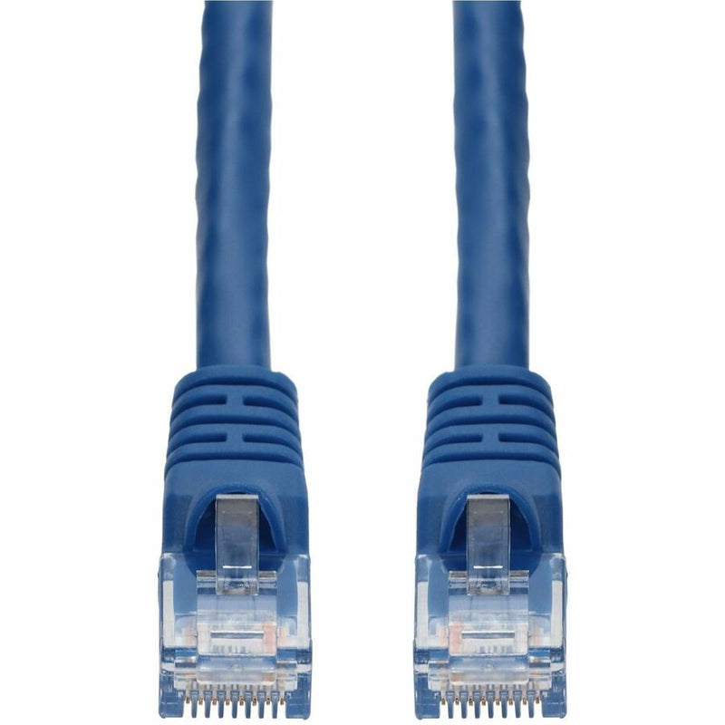 25-PIECES OF 200FT BLUE CAT 6A PVC ETHERNET CABLES SNAGLESS BUBBLE BOOT RJ-45 M/