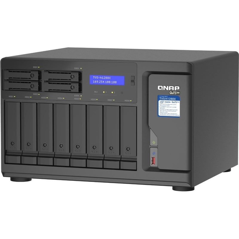 QNAP 12-BAY TURBONAS (8 X 3.5 HDD + 4 X.