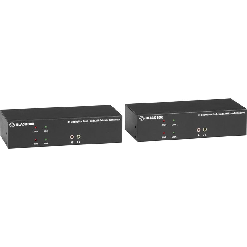 KVM EXTENDER KIT OVER FIBER-DUAL-MONITOR, DISPLAYPORT 4K30, USB2.0, AUDIO, SERIA