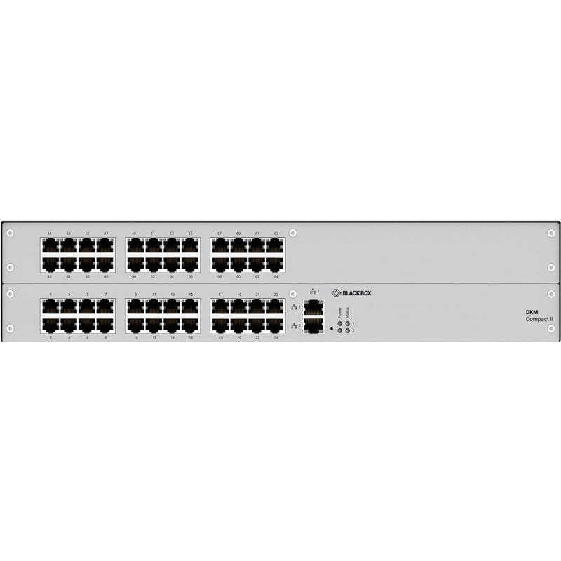 KVM MATRIX SWITCH - 48-PORT, CATX, 1G, 2RU, TAA