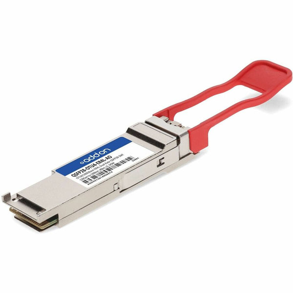 ADDON MSA AND TAA COMPLIANT 100GBASE/OTU4-ER4L QSFP28 DUAL-RATE TRANSCEIVER (SMF