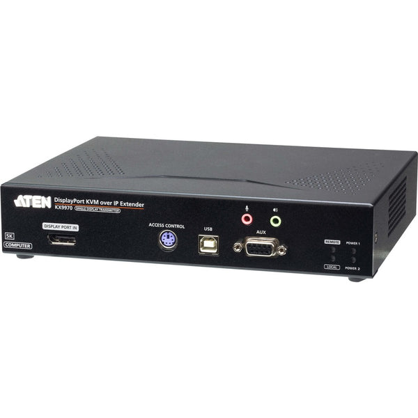 5K DISPLAYPORT KVM OVER IP TRANSMITTER WITH 10GB NETWORK (FIBER & COPPER)