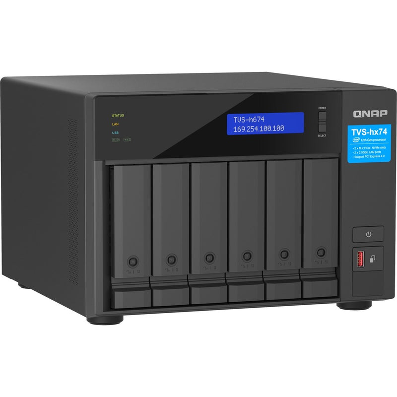 QNAP ULTRA-HIGH SPEED 6 BAY NAS. INTEL CORE I5-1.