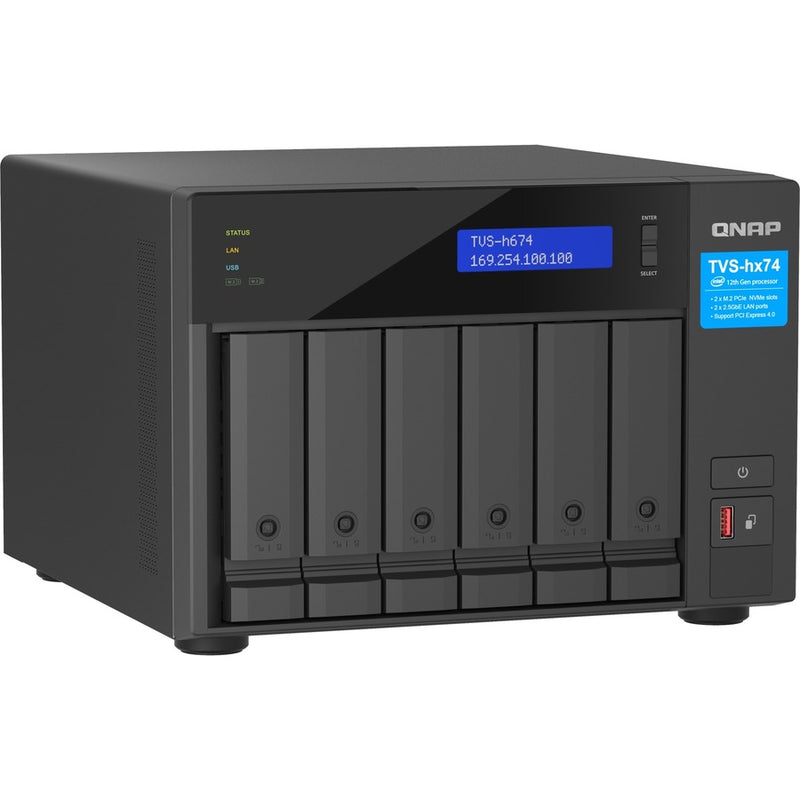 QNAP ULTRA-HIGH SPEED 6 BAY NAS. INTEL CORE I3-1