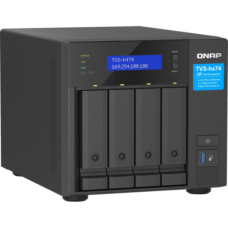 QNAP ULTRA-HIGH SPEED 4 BAY NAS. INTEL PENTIUM G.