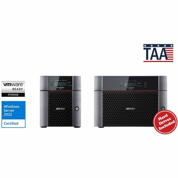 BUFFALO TeraStation 5420 4-Bay 16TB (4x4TB) Business Desktop NAS Storage Hard Drives Included Buffalo Americas, Inc