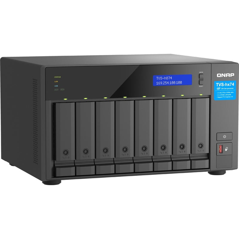 QNAP ULTRA-HIGH SPEED 8 BAY NAS. INTEL CORE I9 16C (8 PERFORMANCE CORES + 8 EFFI