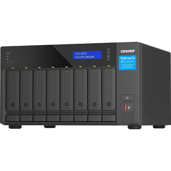 QNAP ULTRA-HIGH SPEED 8 BAY NAS. INTEL CORE I7 12C (8 PERFORMANCE CORES + 4 EFFI