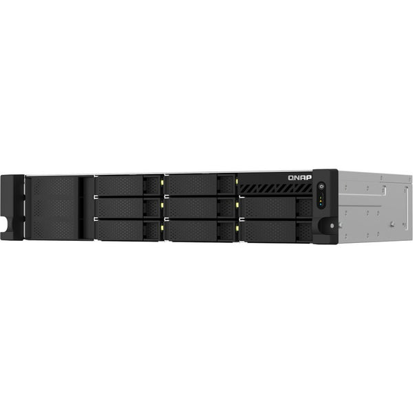 QNAP 2U 8-BAY SHORT DEPTH 12 RACKMOUNT NAS, INTEL CELERON N5095 4C/4T, BURST UP