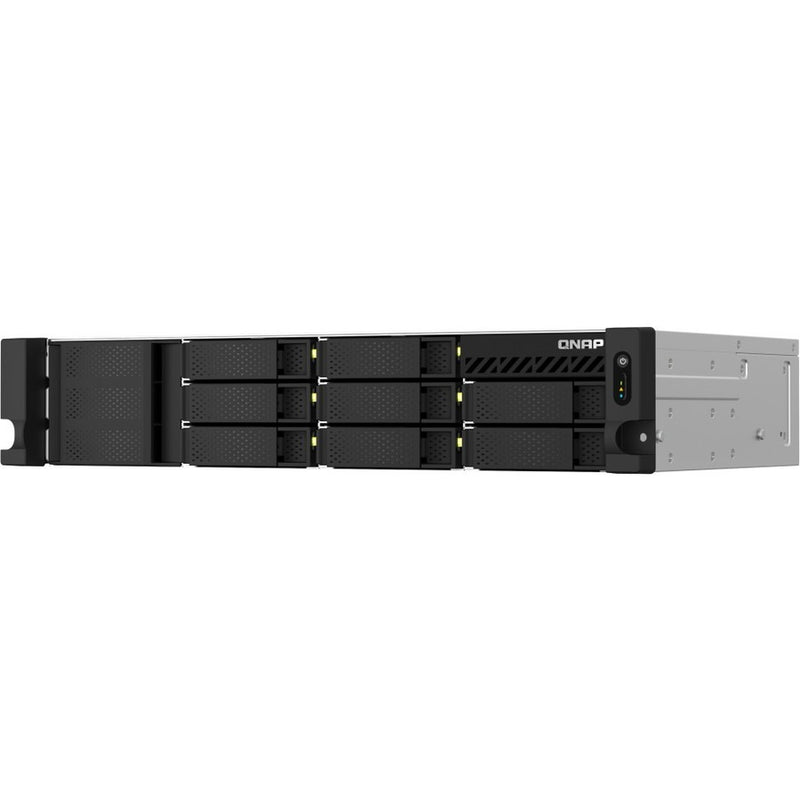 QNAP 2U 8-BAY SHORT DEPTH 12 RACKMOUNT NAS, INTEL CELERON N5095 4C/4T, BURST UP