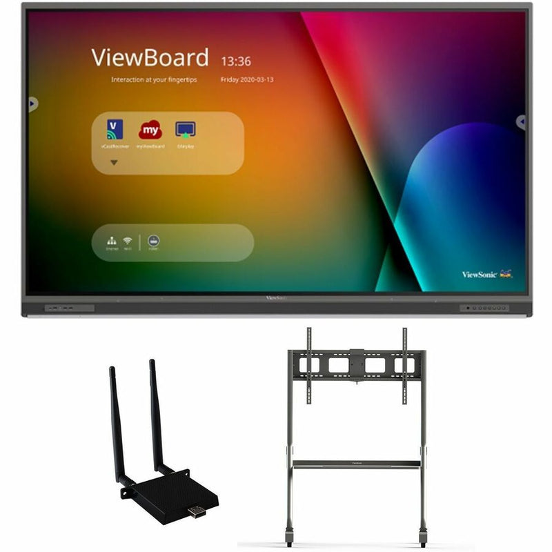 VIEWBOARD BUNDLE INCLUDES THE FOLLOWING ITEMS: - VIEWBOARD IFP8652-1C 4K INTERAC