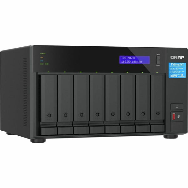 QNAP ULTRA-HIGH SPEED 8 BAY THUNDERBOLT 4 NAS. INTEL CORE I7 12-CORE(8 PERFORMAN