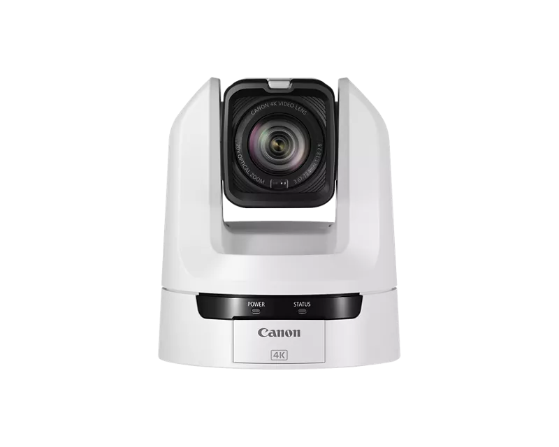 Canon CR-N100  Indoor PTZ, 4K UHD, 1/2.3" Sensor, 20x Zoom, HDMI, IP, USB, POE+ - (White)