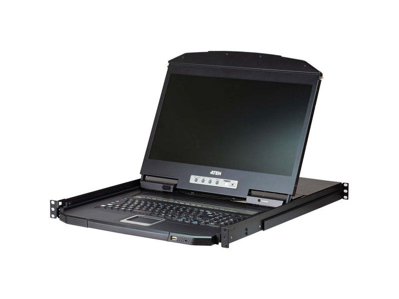 19In Wide Screen 16-Port Lcd Kvm Switches; 1366 X 768 @ 60 Hz; 5 Ms; 0.3 Mm X 0.