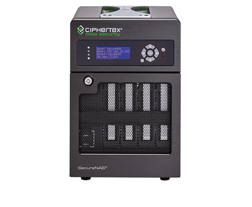 Ciphertex, Llc 8Tb Securenas Cx-40Kssd. Portable, Ruggedized 4 Bay Nas With 4 Hot Swappable 2.5