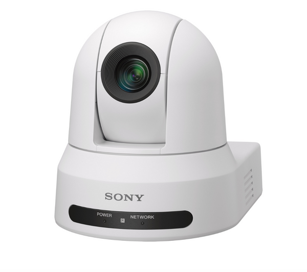 Sony SRG-X400W 4K PTZ Camera - 40x Zoom, 3G-SDI/HDMI/NDI/IP Streaming, POE+ - White