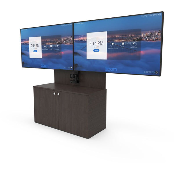 2-Bay Credenza, Dual Display