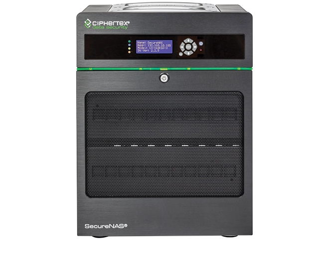 Ciphertex, Llc 240Tb Securenas Cx-160Kssd-X. Portable, Ruggedized 16 Bay Nas With 16 Hot Swappa