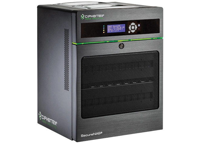 Ciphertex, Llc 160Tb Securenas Cx-160Khd-X. Portable, Ruggedized 16 Bay Nas With 16 Hot Swappab