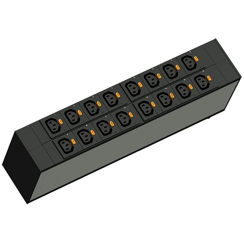 Middle Atlantic Network Switched 2RU PDU, 30A, 208V, 16 Outlet - TAA Compliant Middle Atlantic