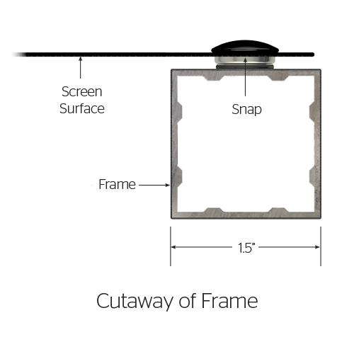 Da-Light | Da-Snap Projection Screen Da_Lite